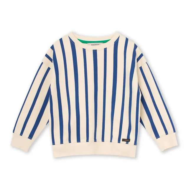 Sweatshirt Louis Bio-Baumwolle | Cremefarben