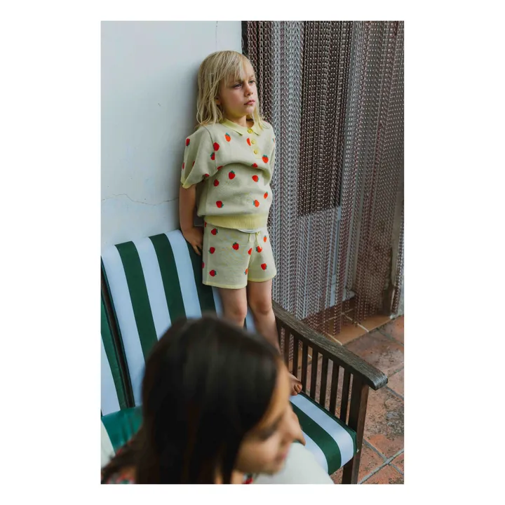 Short Maille Andie | Jaune- Image produit n°1