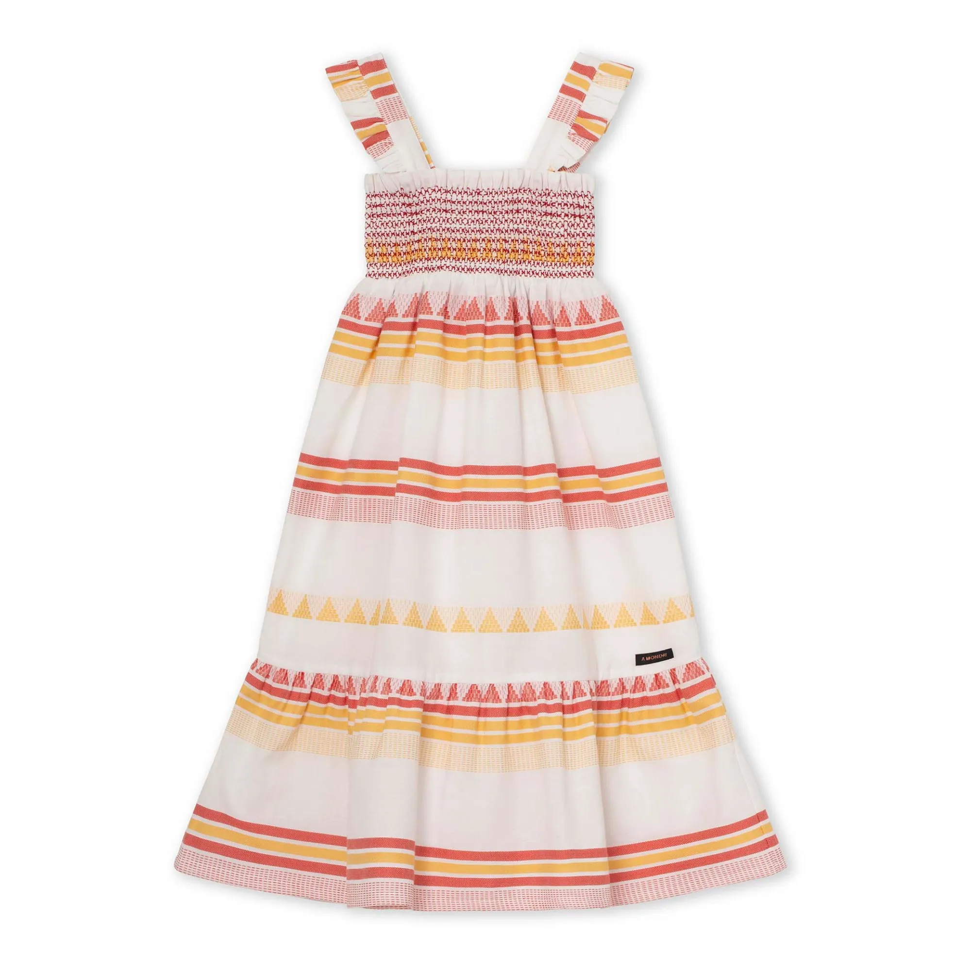 Robe Minna Pineapple | Blanc- Image produit n°0