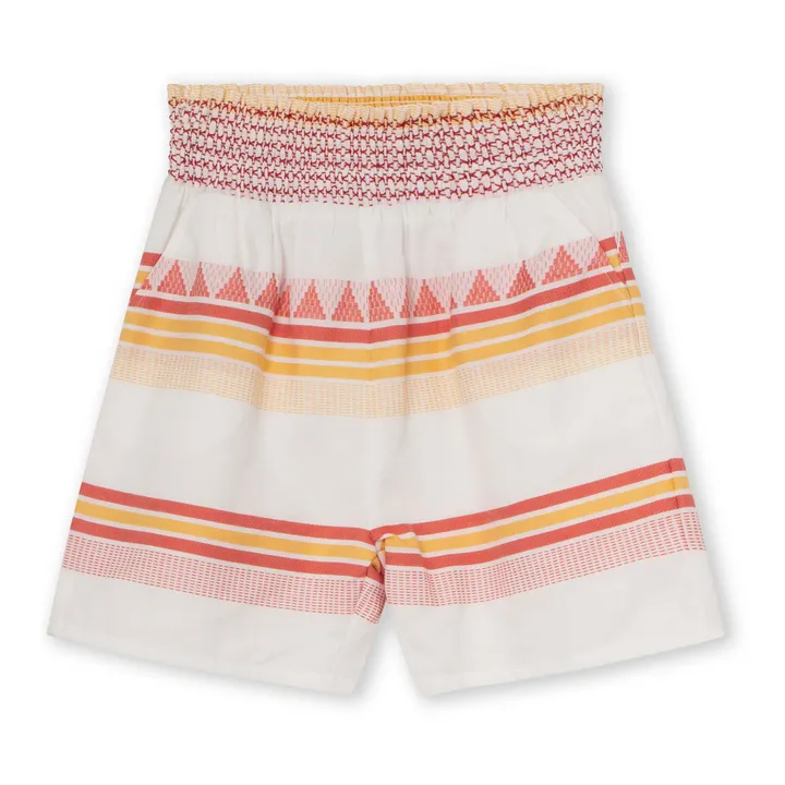 Short Claudia Pineapple | Blanc- Image produit n°0