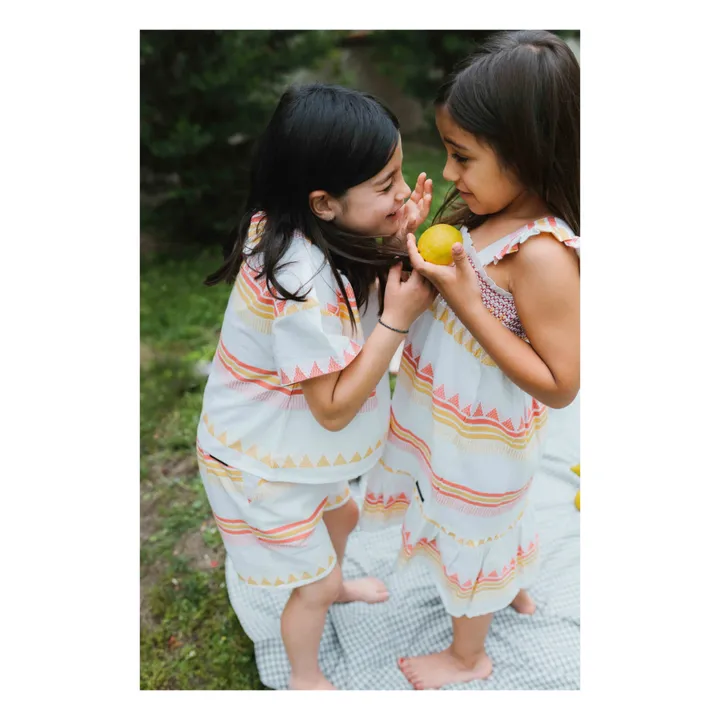 Short Claudia Pineapple | Blanc- Image produit n°2
