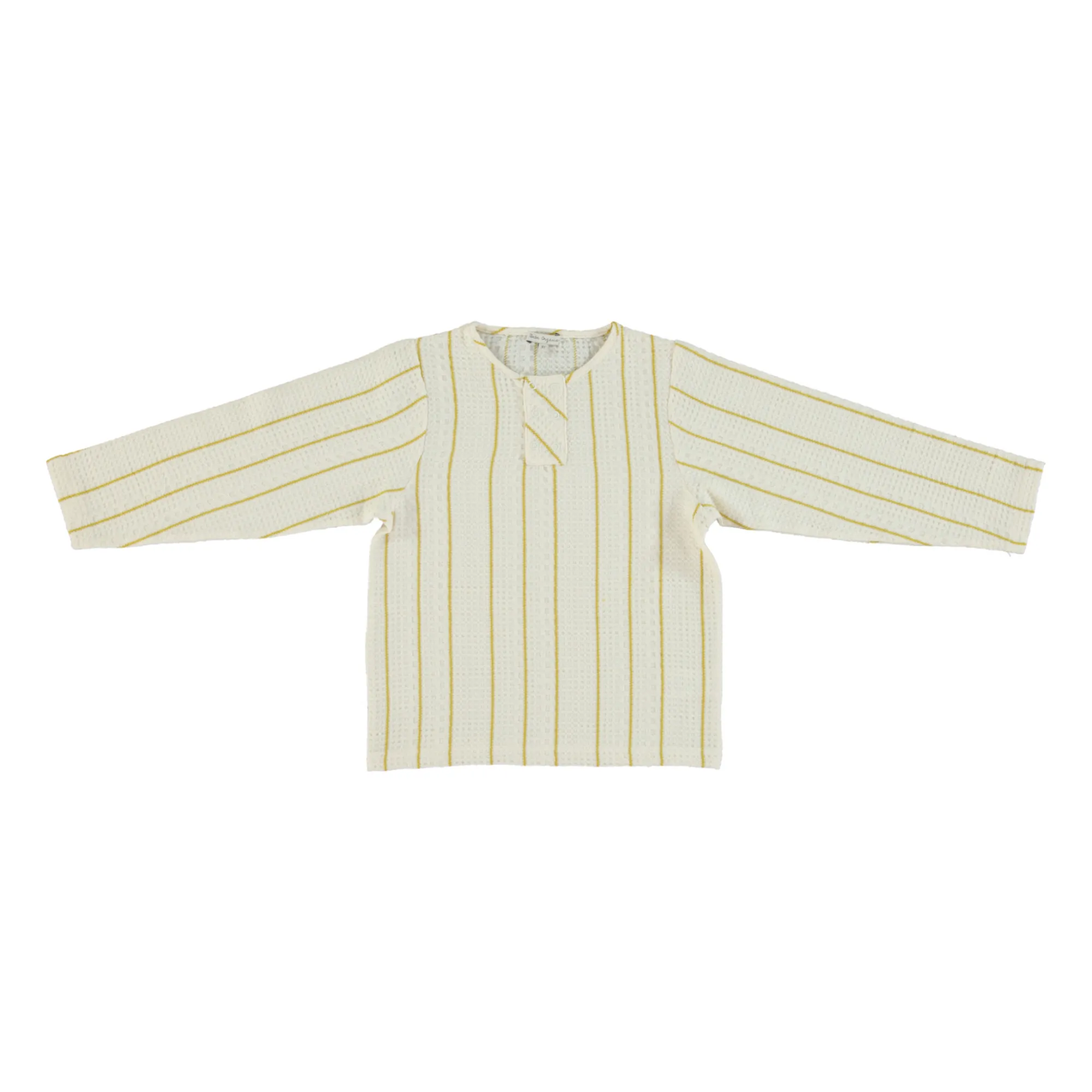 Bebe Organic Ecru Kurta Embossed Levi