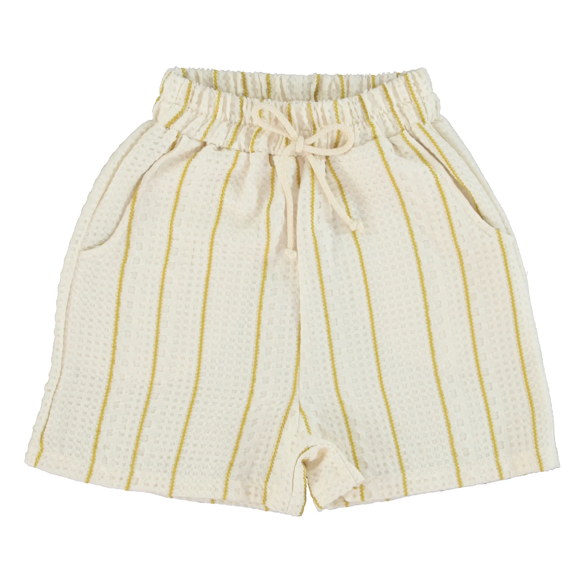 Bebe Organic Ecru Levi Waffle Short