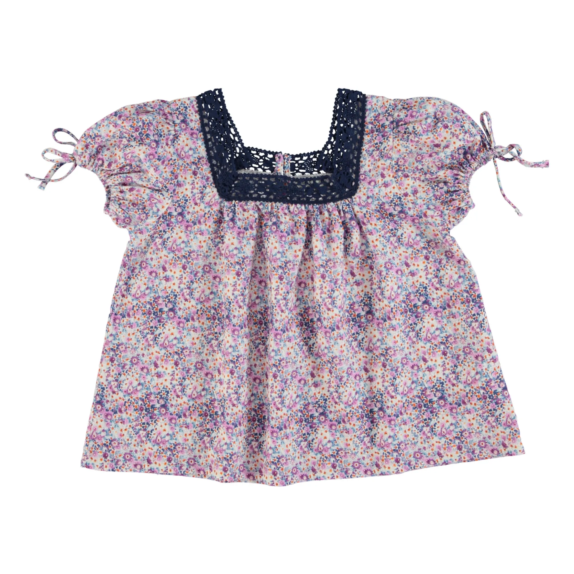 Bebe Organic Mauve Blouse Fleurie Julia