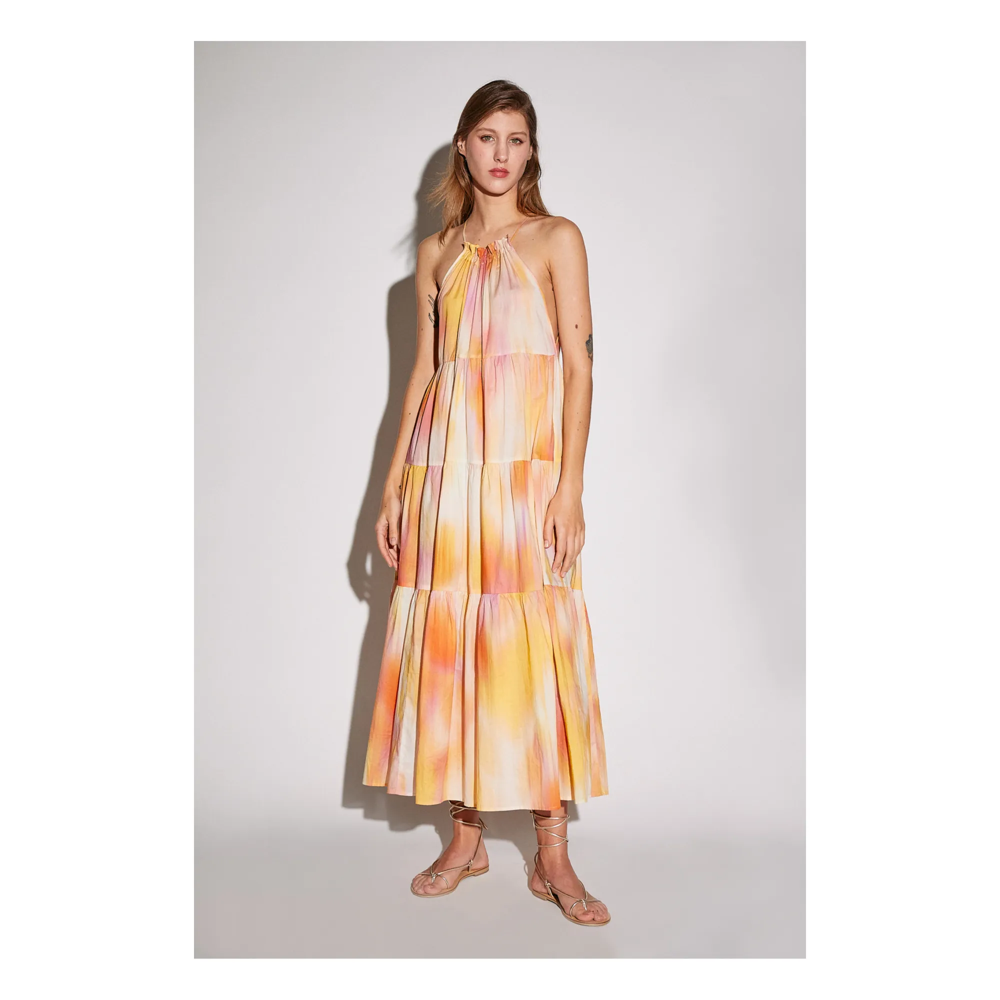 The Label Edition Coral Mathilda Dress