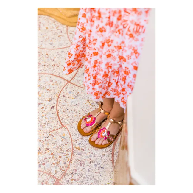 Sandali Plagette Antik | Oro rosa