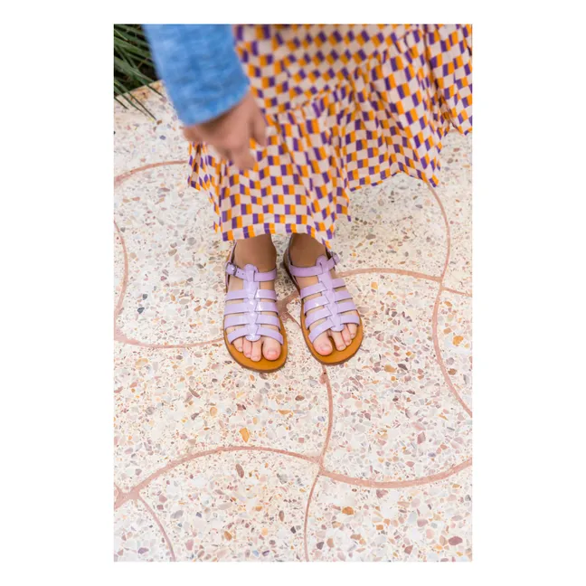 Plagette Strap sandals | Lilac