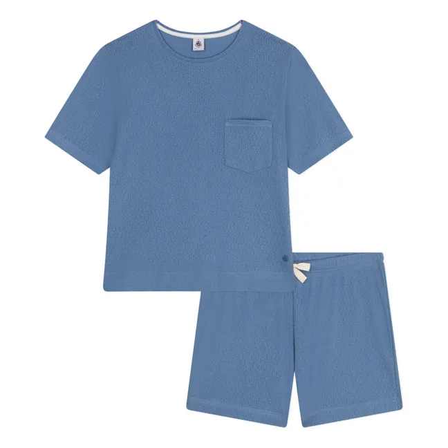 Pyjama Shorts Madge Ajouré - Damenkollektion | Blau