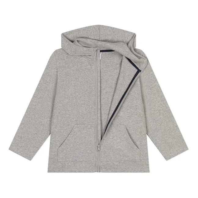 Mavy Kapuzen-Sweatshirt | Grau Meliert