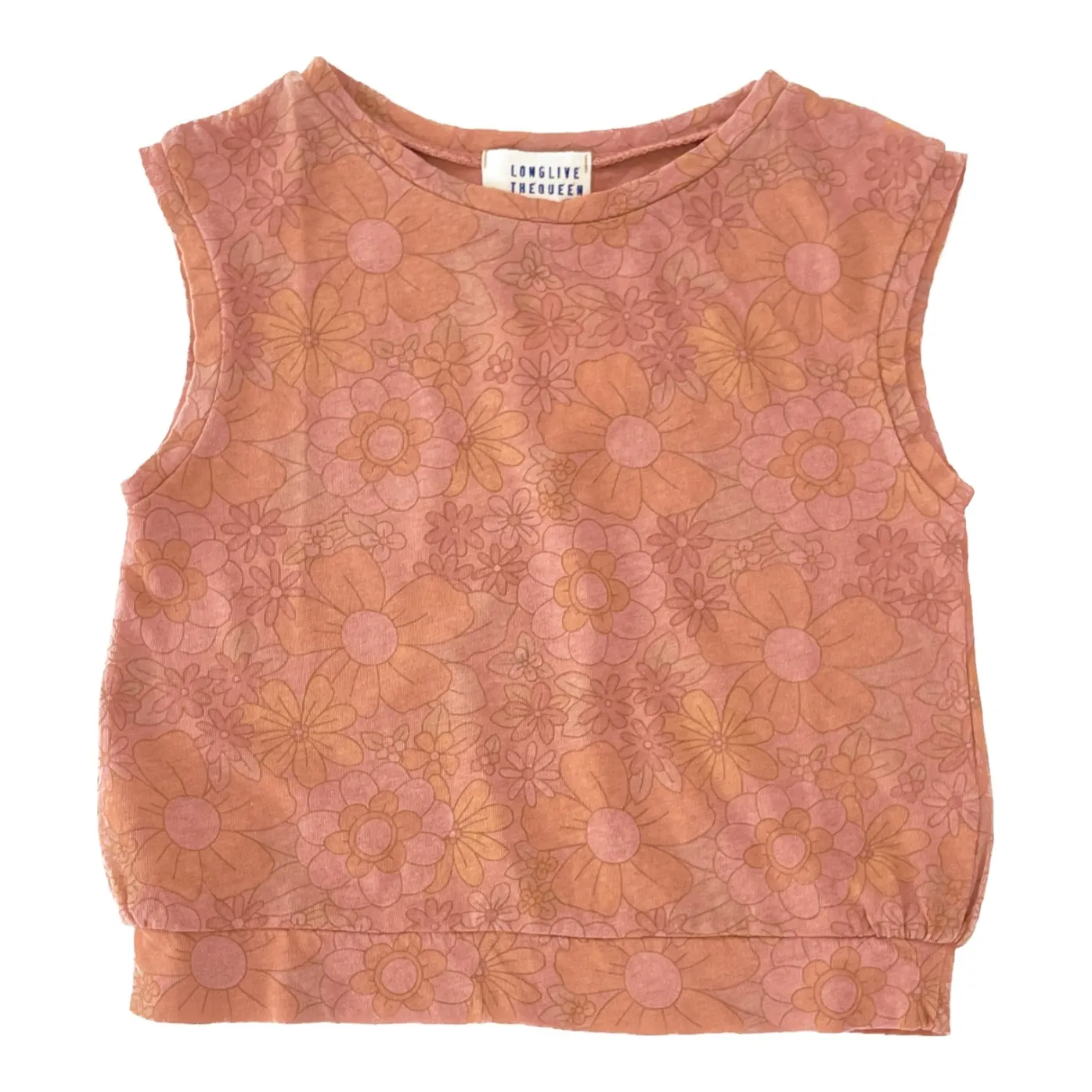 Longlivethequeen Dusty Pink Floral Top