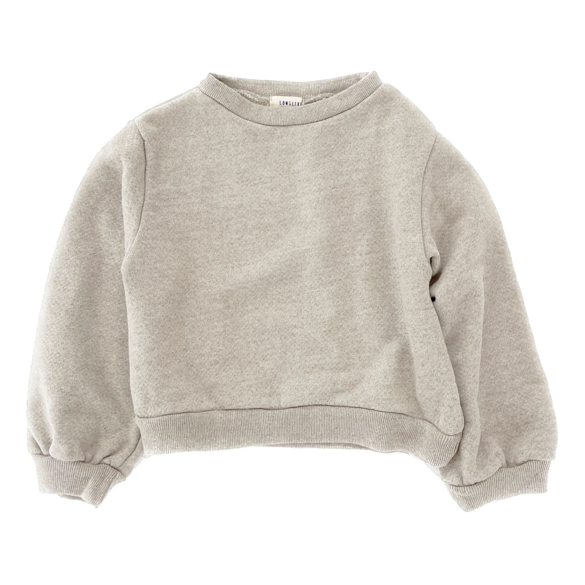 Longlivethequeen Grey Boxy Sweatshirt