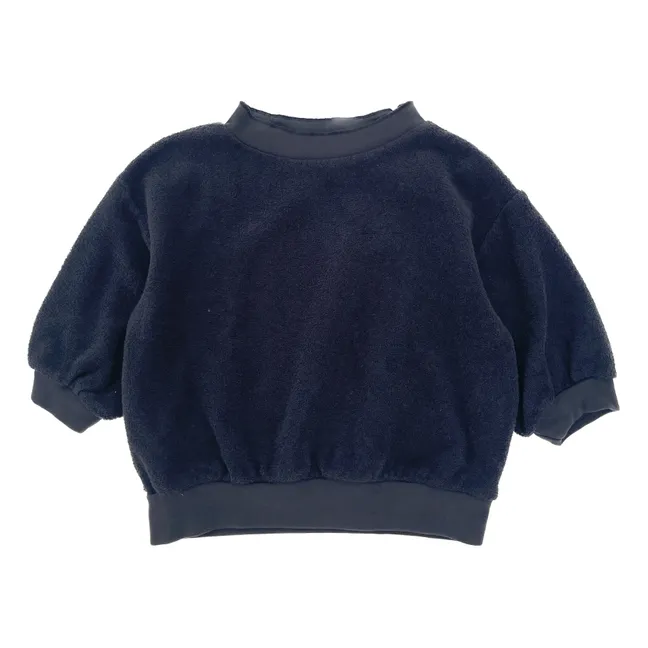 Boxy sweatshirt | Midnight blue