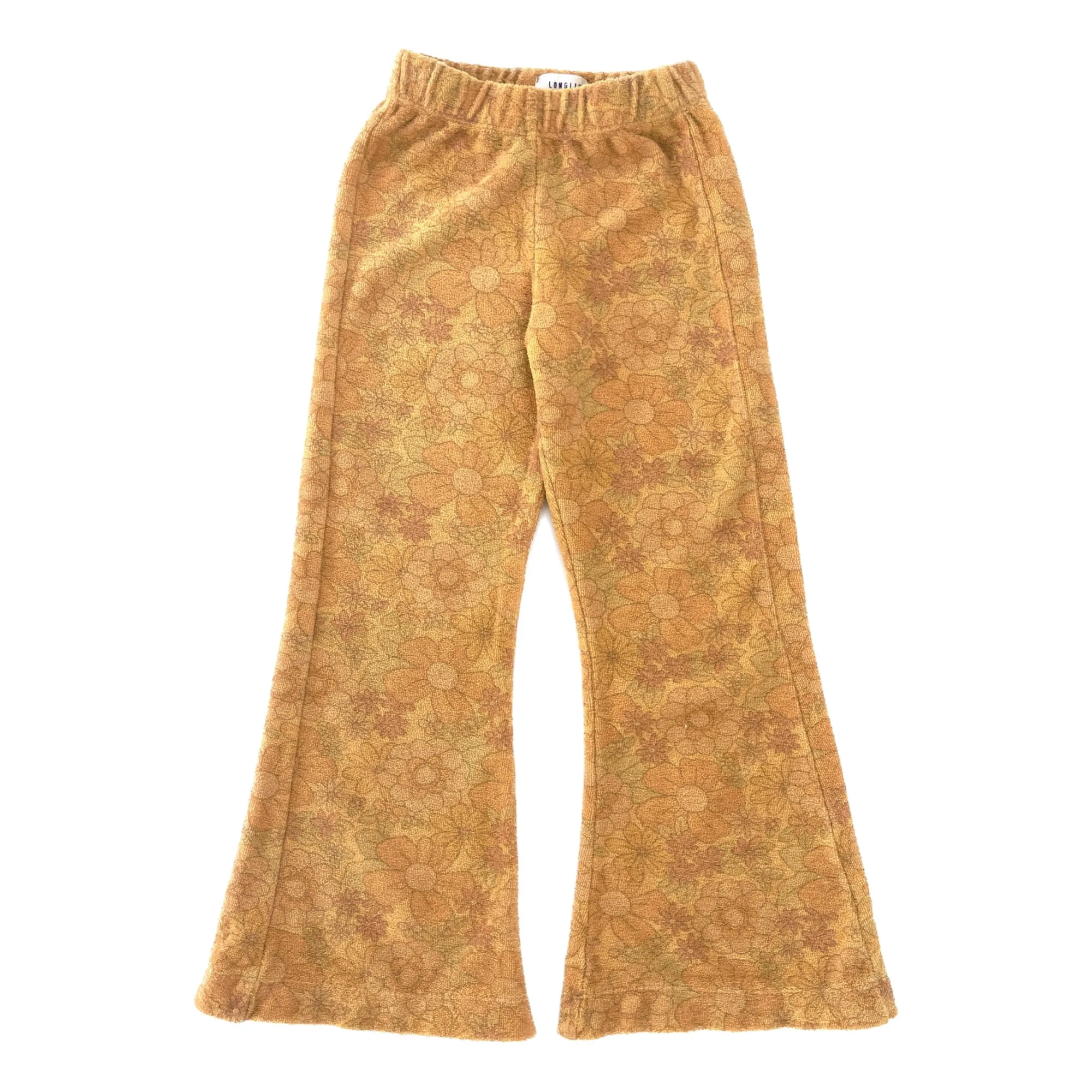 Longlivethequeen Mustard Floral Pants