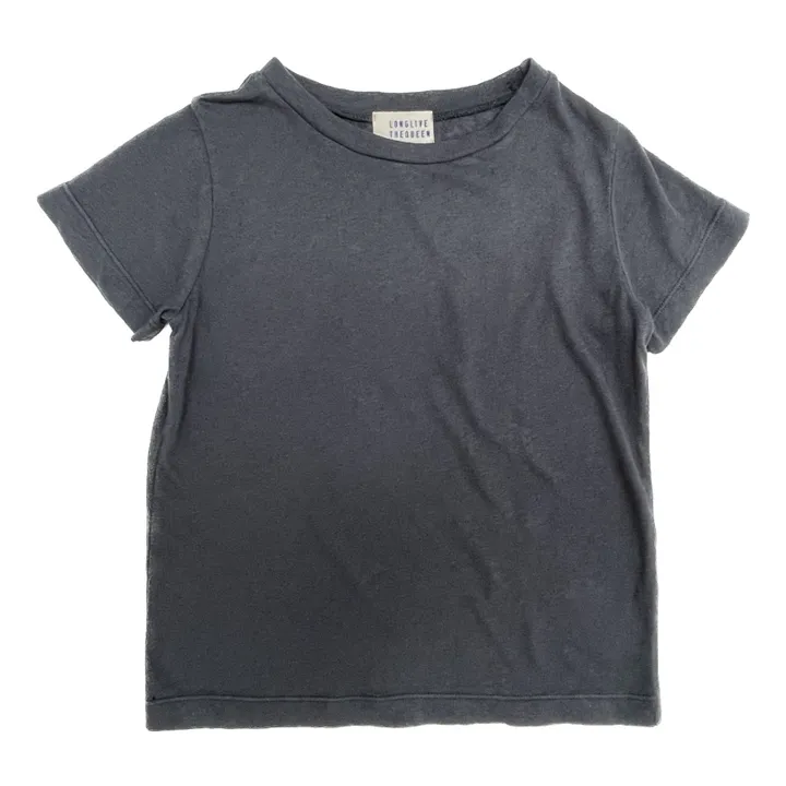 Camiseta de algodón ecológico | Azul Noche- Imagen del producto n°0