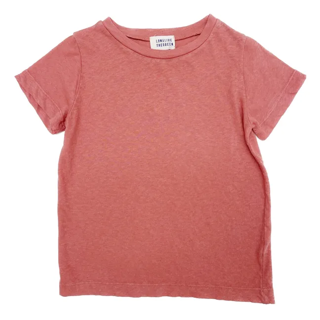 Camiseta de algodón ecológico | Rosa Viejo