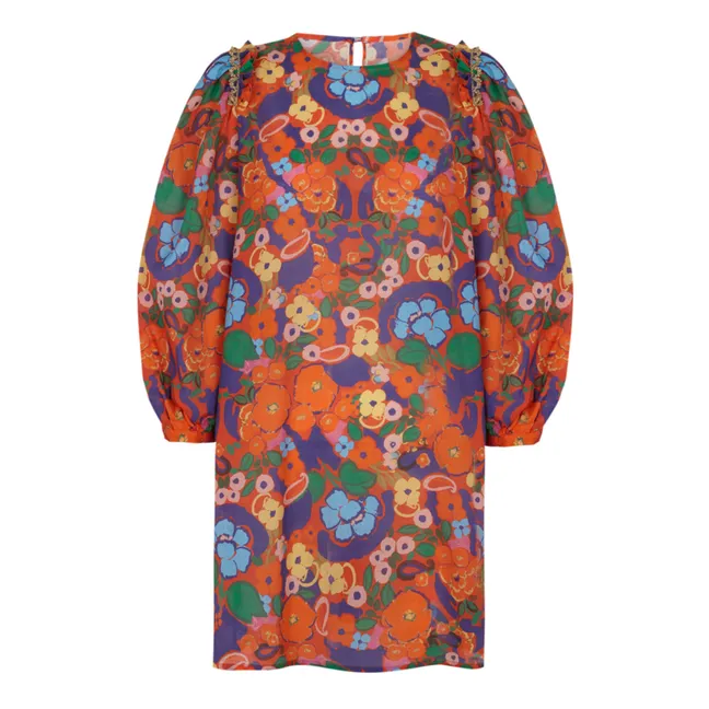 Robe Fleurs Kir Royal | Orange