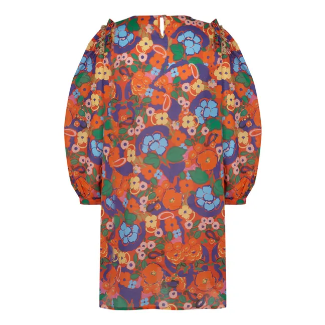 Robe Fleurs Kir Royal | Orange