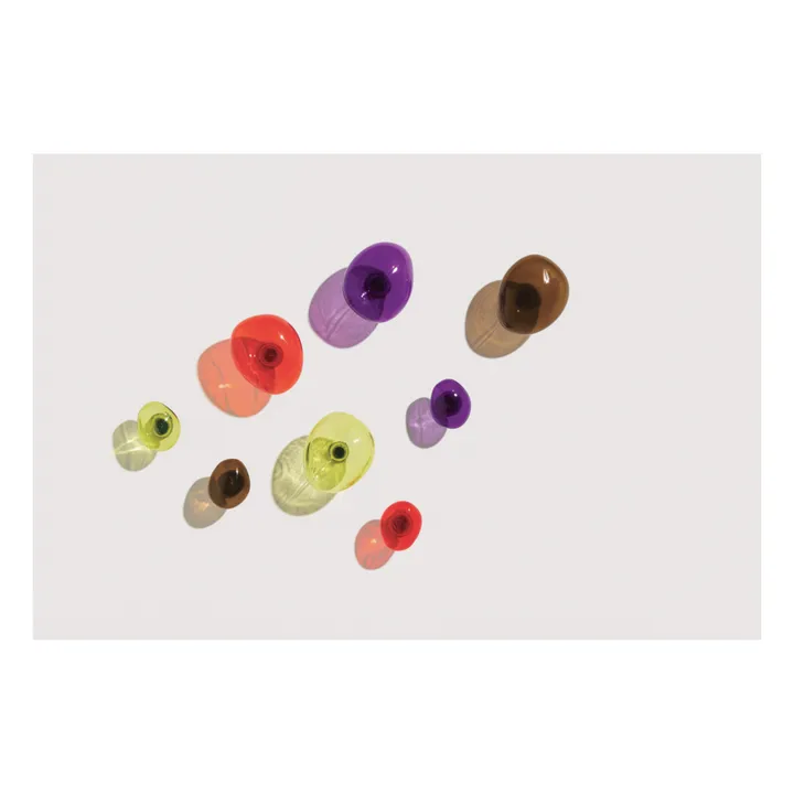 Patère en verre Bubble grande | Vert- Image produit n°2