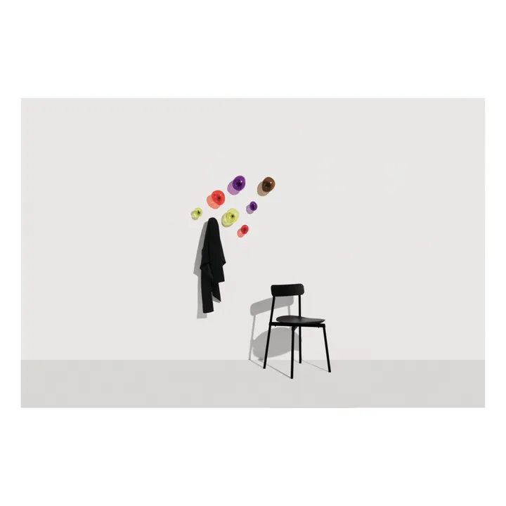 Patère en verre Bubble grande | Marron- Image produit n°4