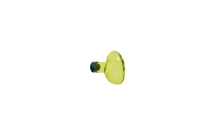 Patère en verre Bubble petite | Vert- Image produit n°0