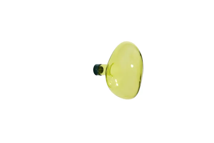 Patère en verre Bubble grande | Vert- Image produit n°0