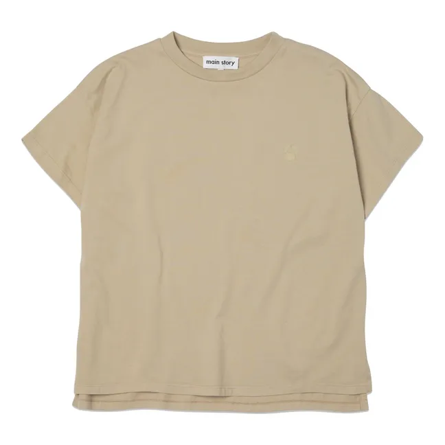 Oversize-T-Shirt Frosch | Beige