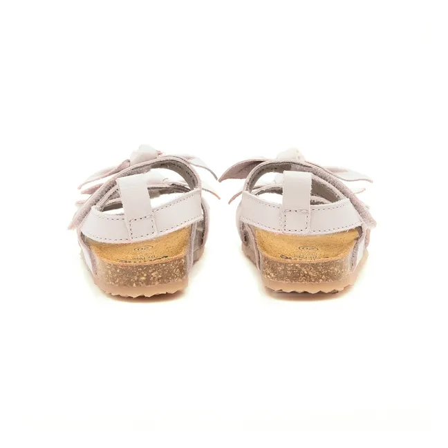 Double Knot Suede Sandals - Two Con Me | White