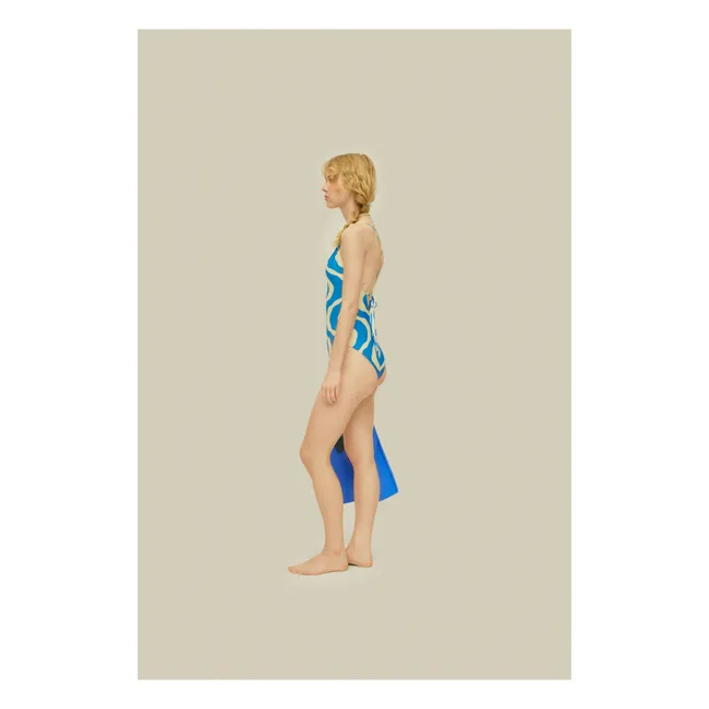 Rippling Iodio 1-piece swimming costume | Blue
