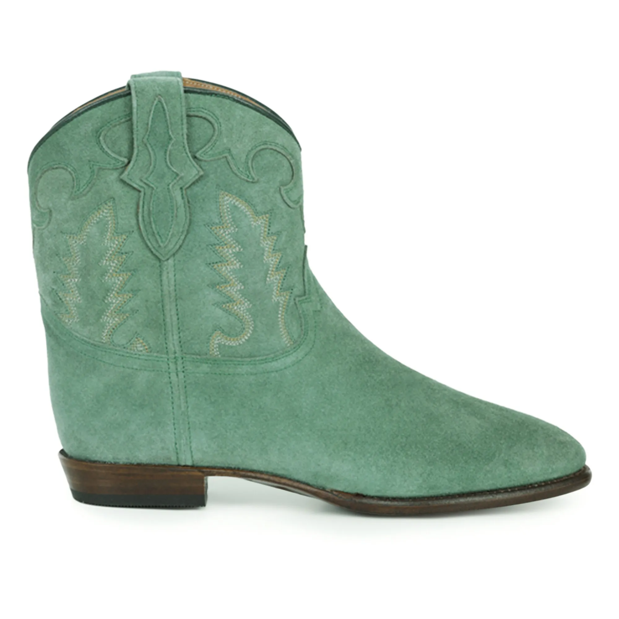 Shiloh Heritage Green Boots Early Midnight Daim