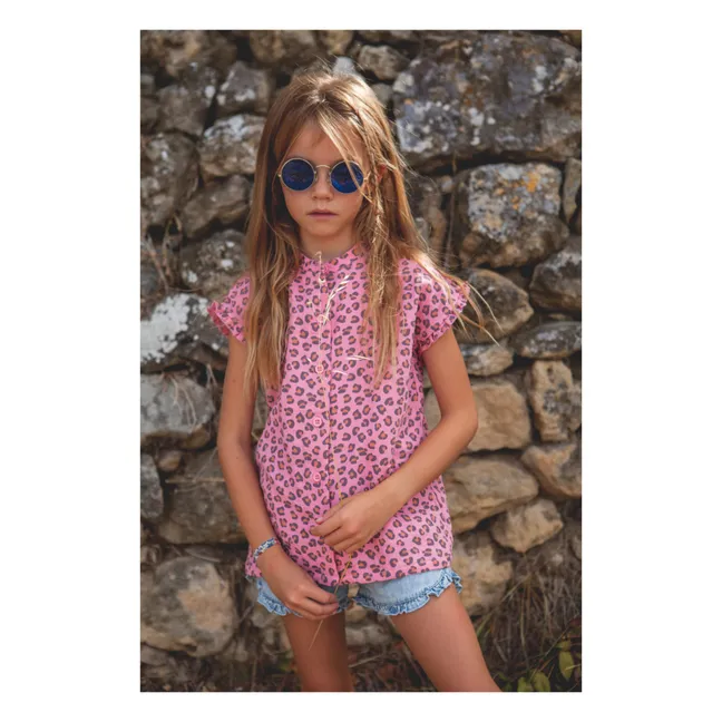 Marni Leopard blouse | Pink