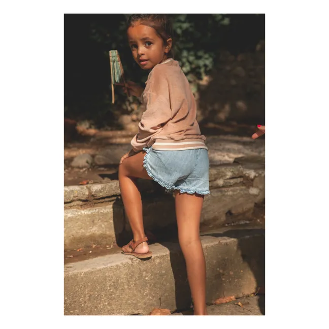 Paola Denim shorts | Denim bleached