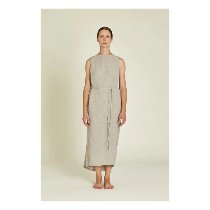 Robe Obi Lin | Gris clair- Image produit n°0