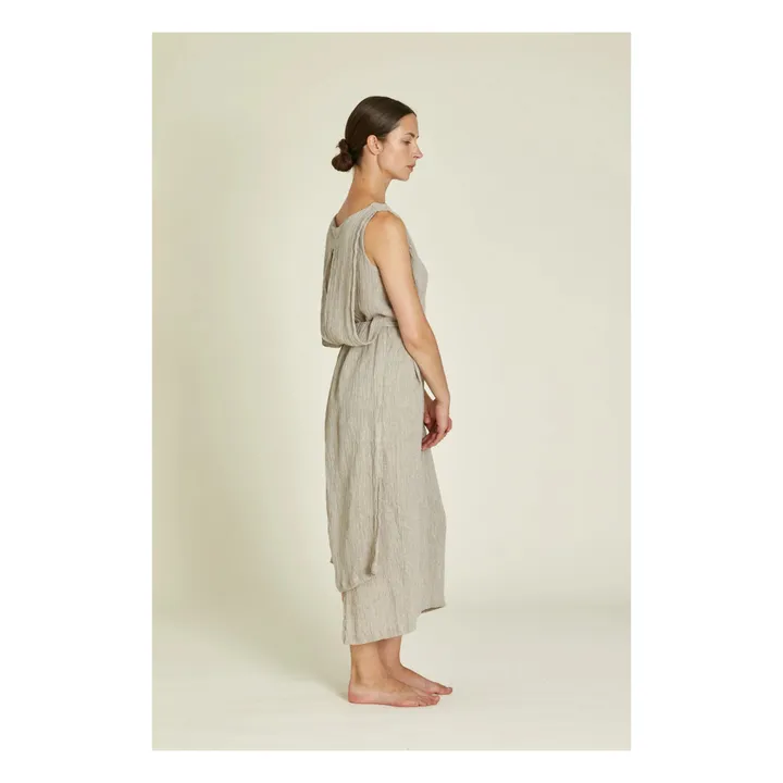 Robe Obi Lin | Gris clair- Image produit n°3