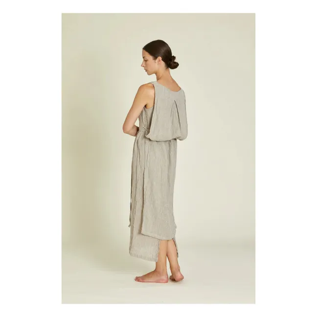 Robe Obi Lin | Gris clair