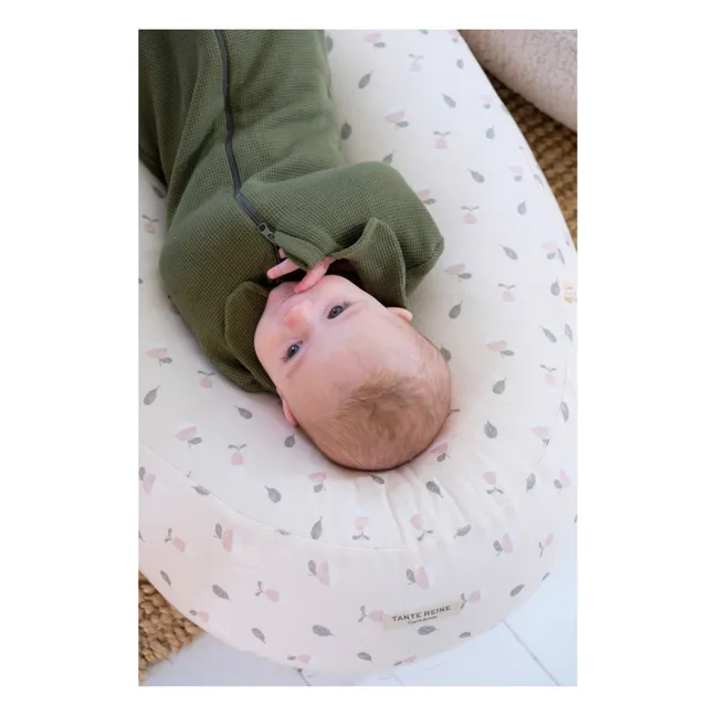 Bezug für Babynest aus Bio-Baumwolle | Seidenfarben