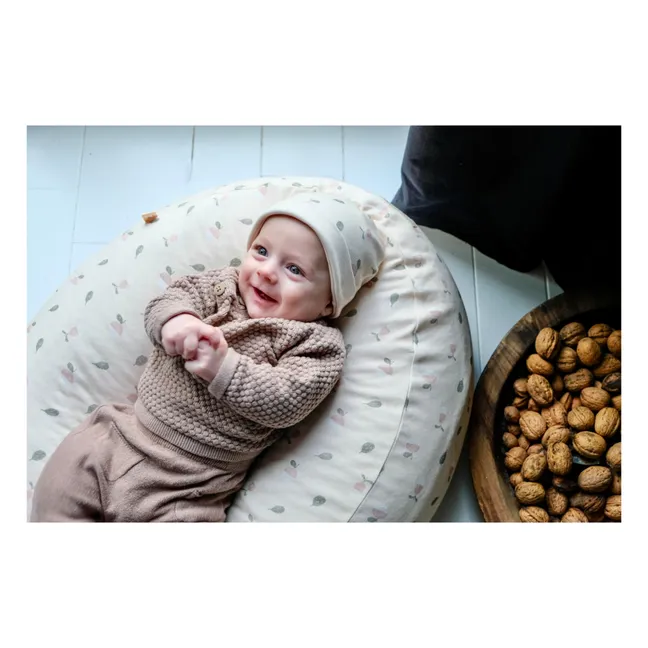 Bezug für Babynest aus Bio-Baumwolle | Seidenfarben