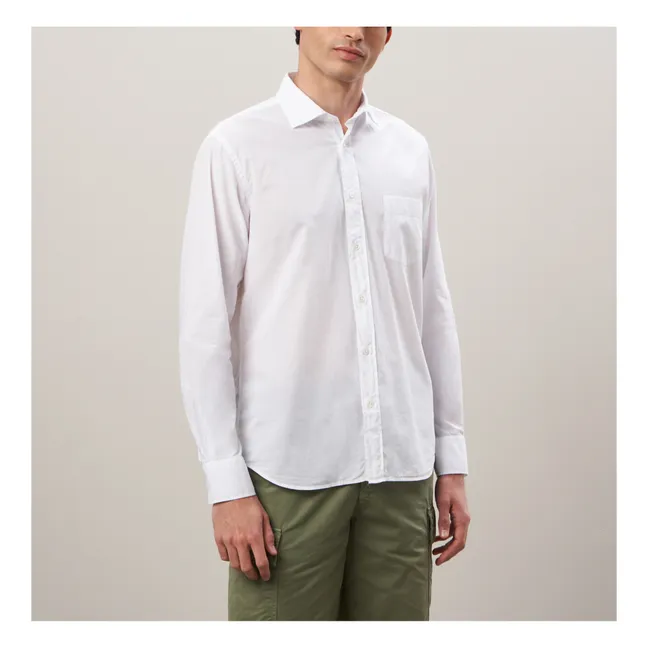 Camisa de algodón Paul Pat | Blanco