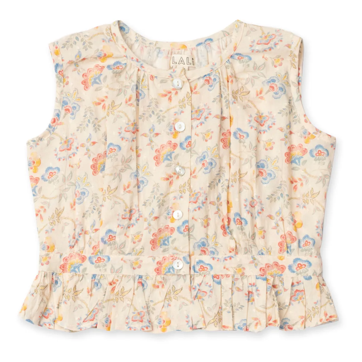 Lali Beige Sleeveless Corset Top