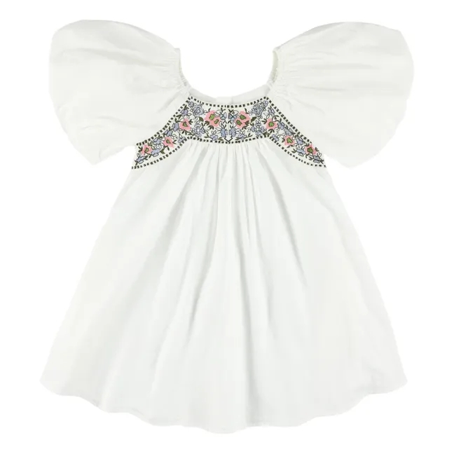 Gula Popeline dress | White