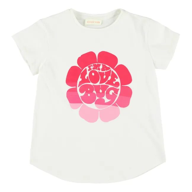 T-Shirt Love Bug | Blanc