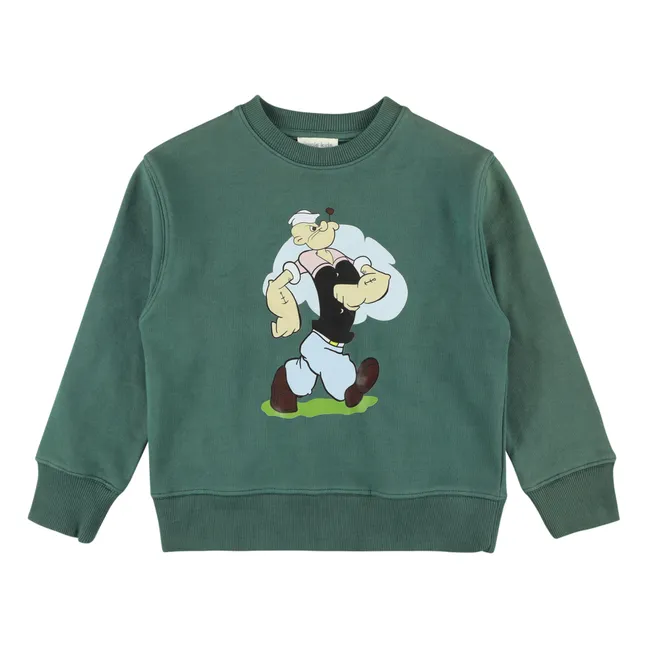 Popeye-Sweatshirt | Grün