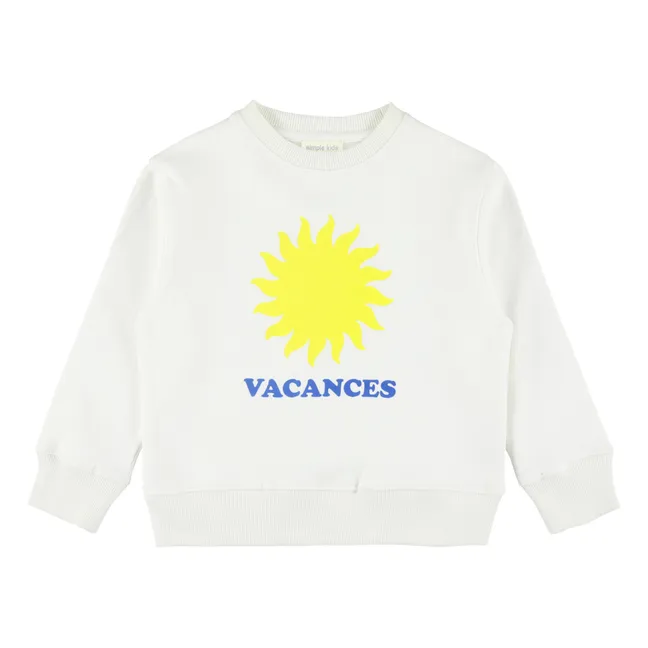 Vacation sweatshirt | Ecru