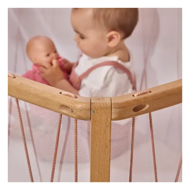 Kimi Evolutionary Baby Bed | Rosewood