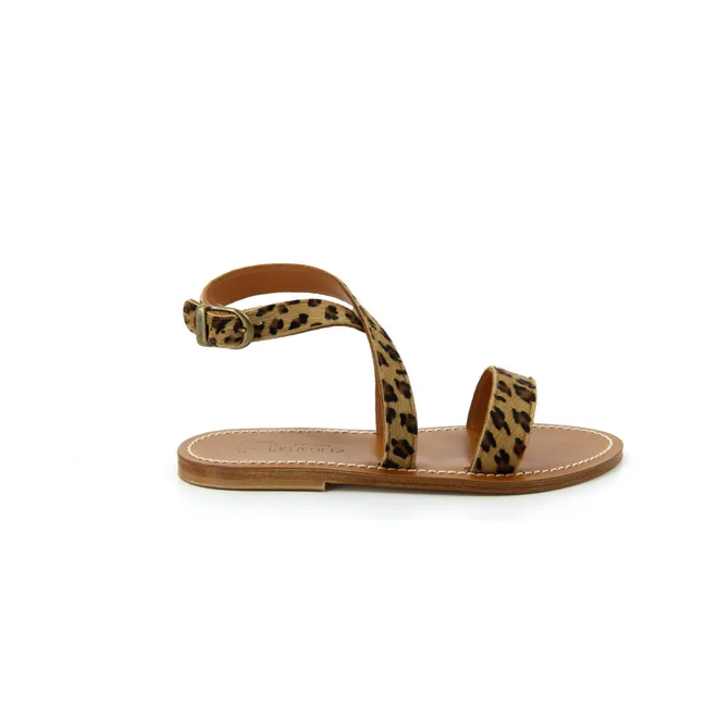 Sandali con calfat | Leopardo