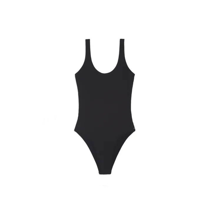 Jace Recycled Material One-piece Swimsuit | Black- Product image n°0
