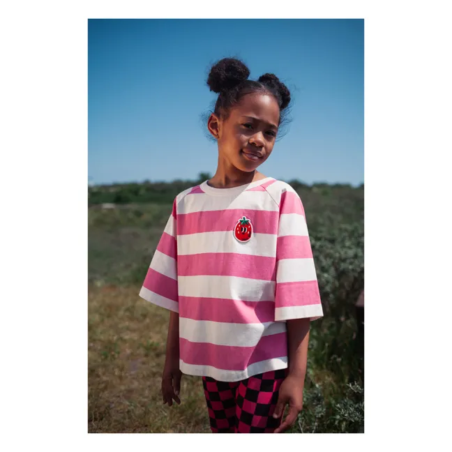 T-Shirt Streifen | Rosa
