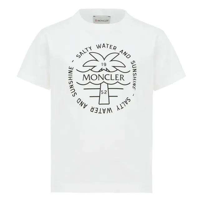 Camiseta con logotipo de palmera | Blanco