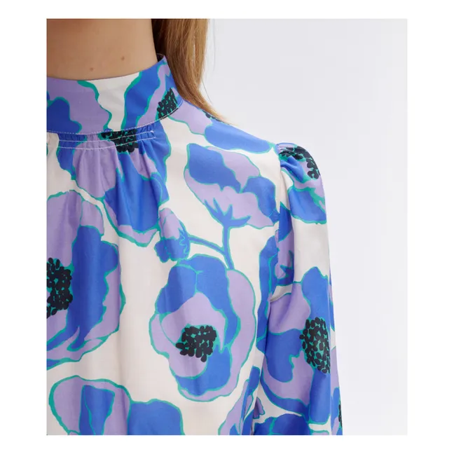 Dalia Cotton and silk dress | Lilac