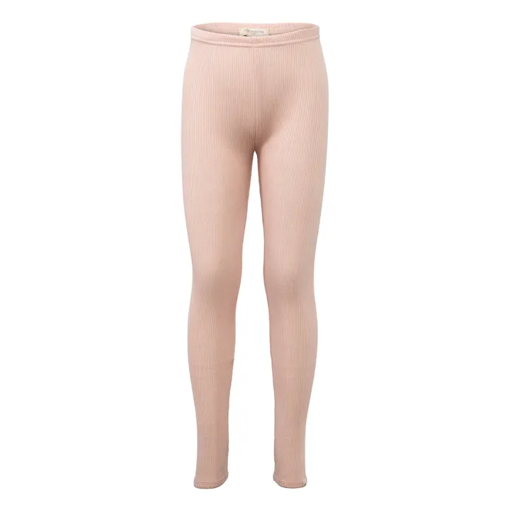 Legging Bieber Soie et Coton Bio | Rose poudré- Image produit n°0