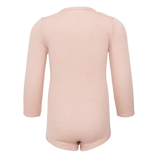 Bono Silk and Cotton Playsuit | Powder pink